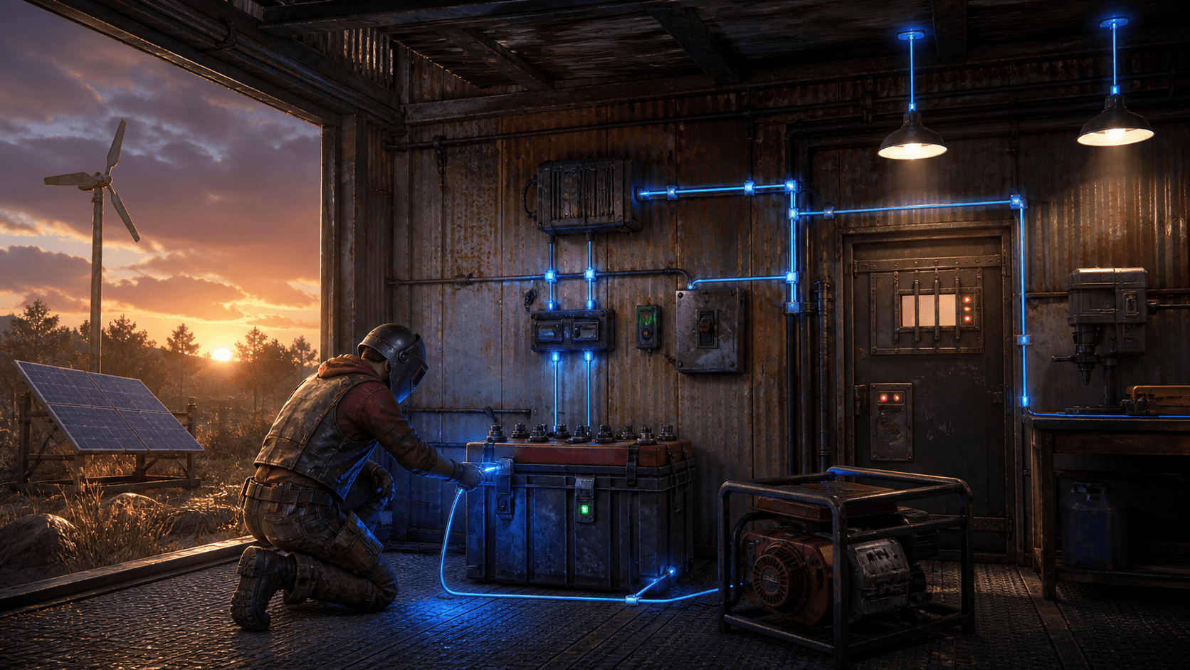 Электричество в Rust: схемы, батареи и питание