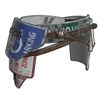 Килт из дорожных знаков