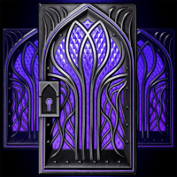 DARK ELVES METAL DOOR (Glow)